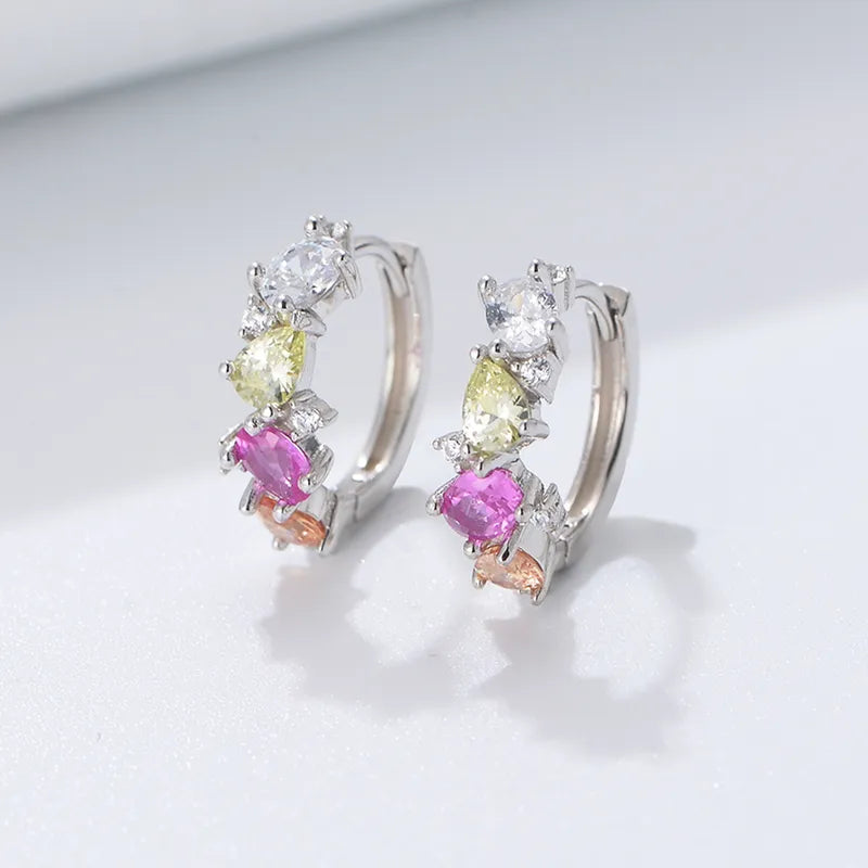 LUNA | Amelia Hoops - silver