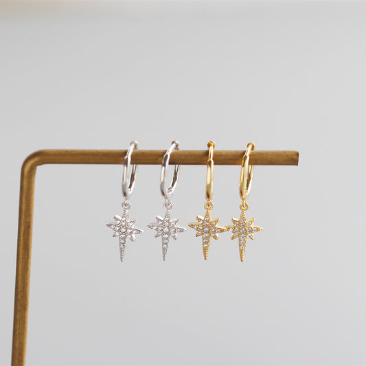 LUNA | Sofia Hoops - Silver