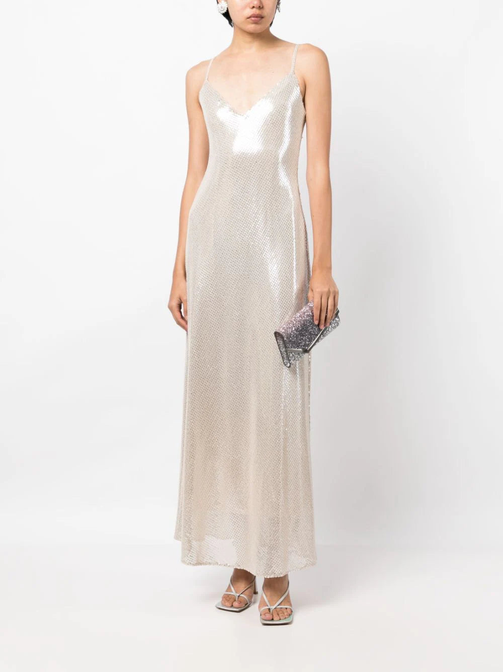 High voltage slip dress