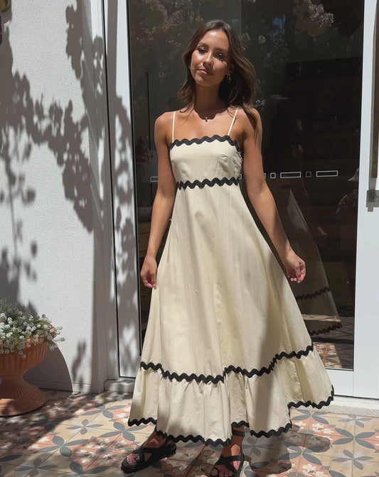 Brodey midi dress beige