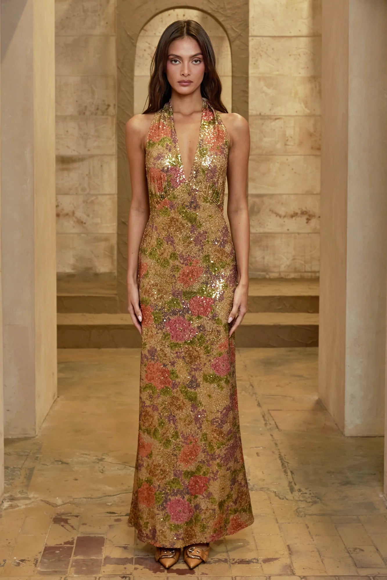 Liana dress Fleur sequin