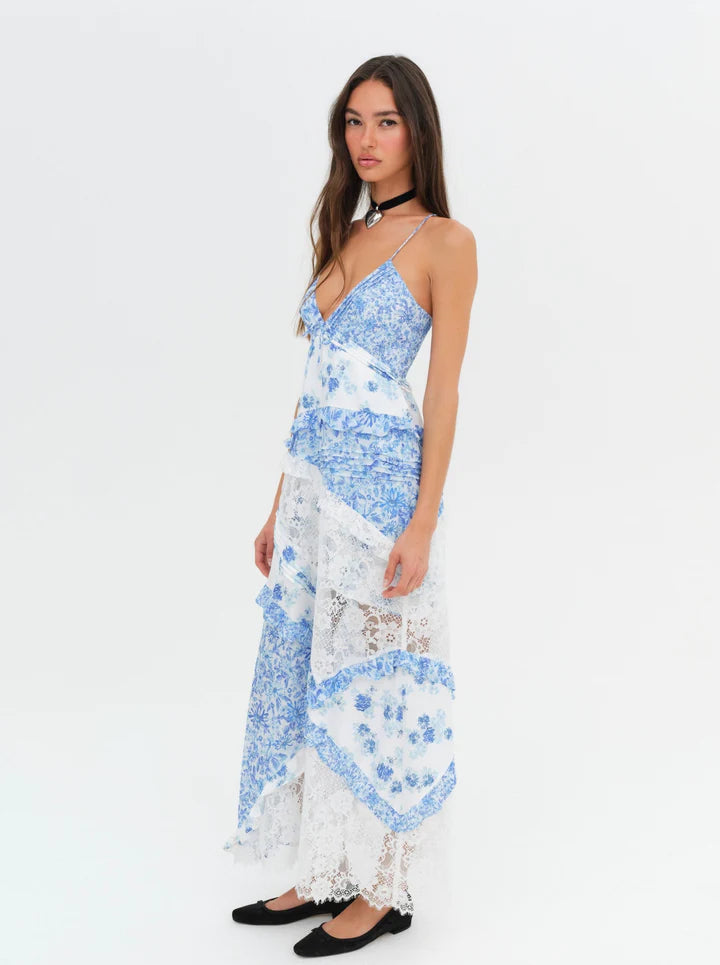 Rosalyn maxi dress blue