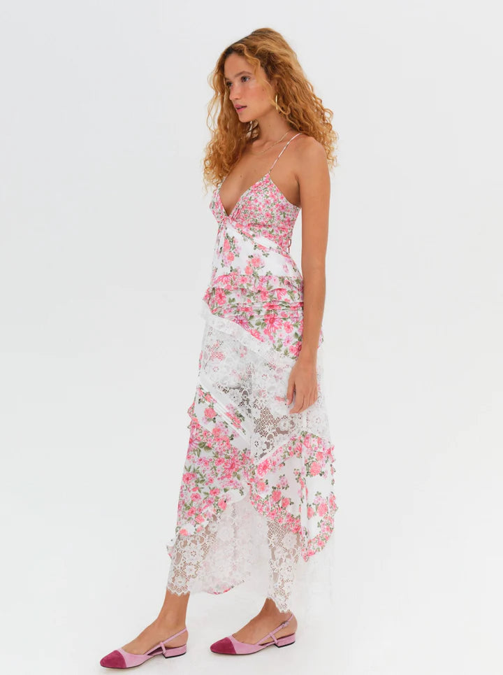 Rosalyn maxi dress pink