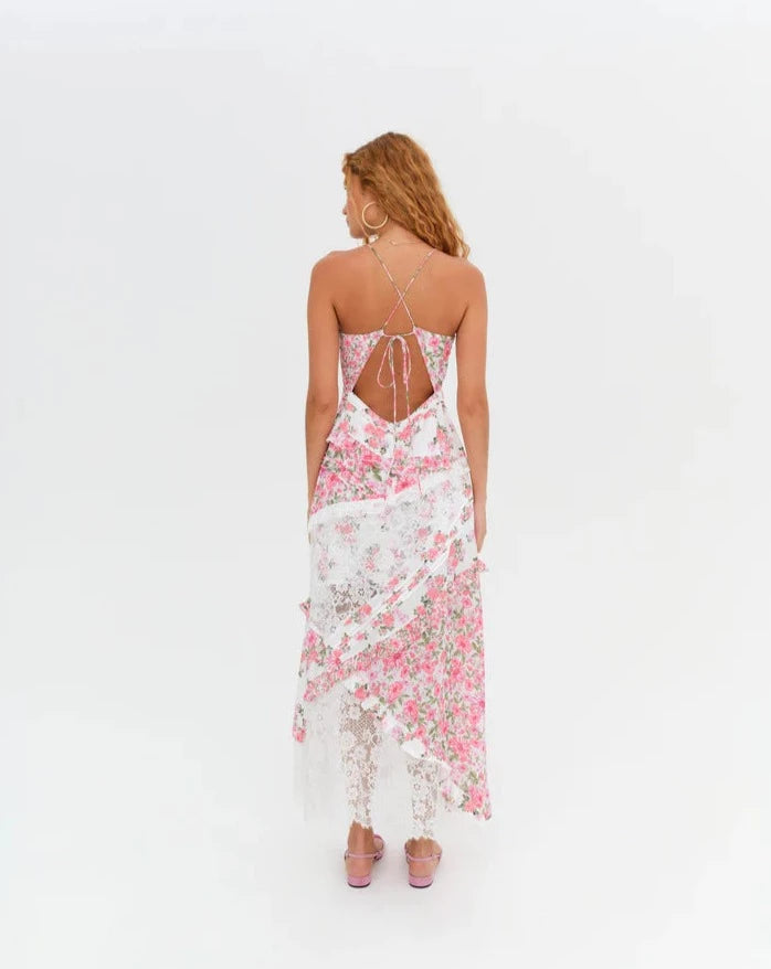 Rosalyn maxi dress pink