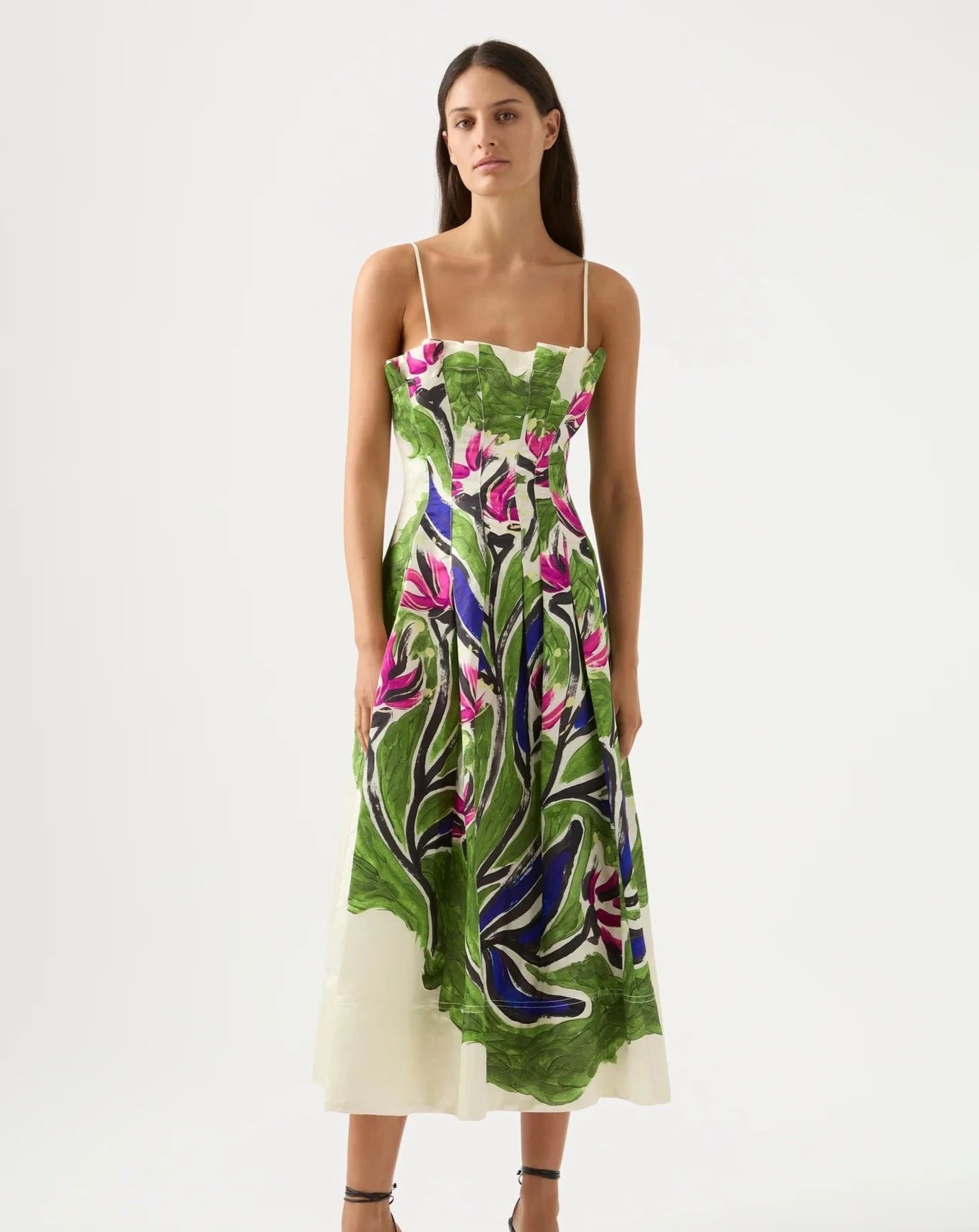 paradiso cinched midi dress Paradiso Cinched Midi Dress by @_aje_