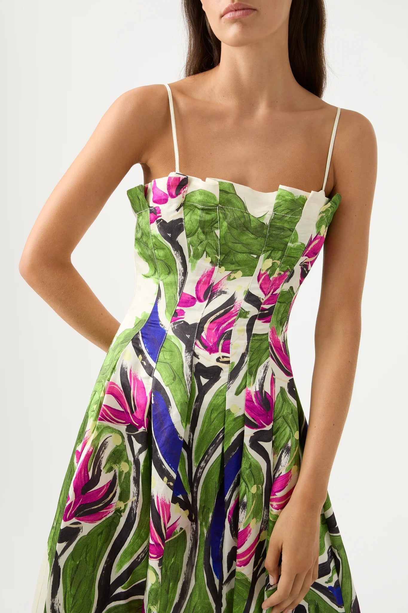 Paradiso Cinched midi dress
