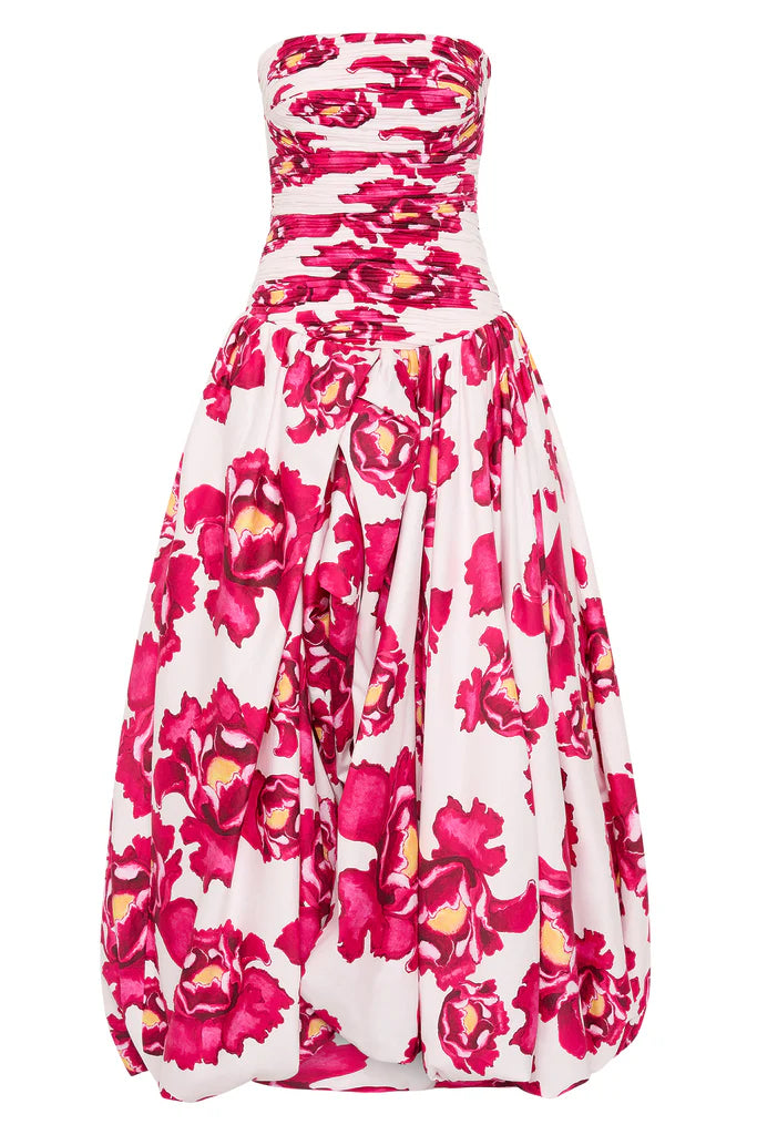 Behold maxi dress boldly blooming