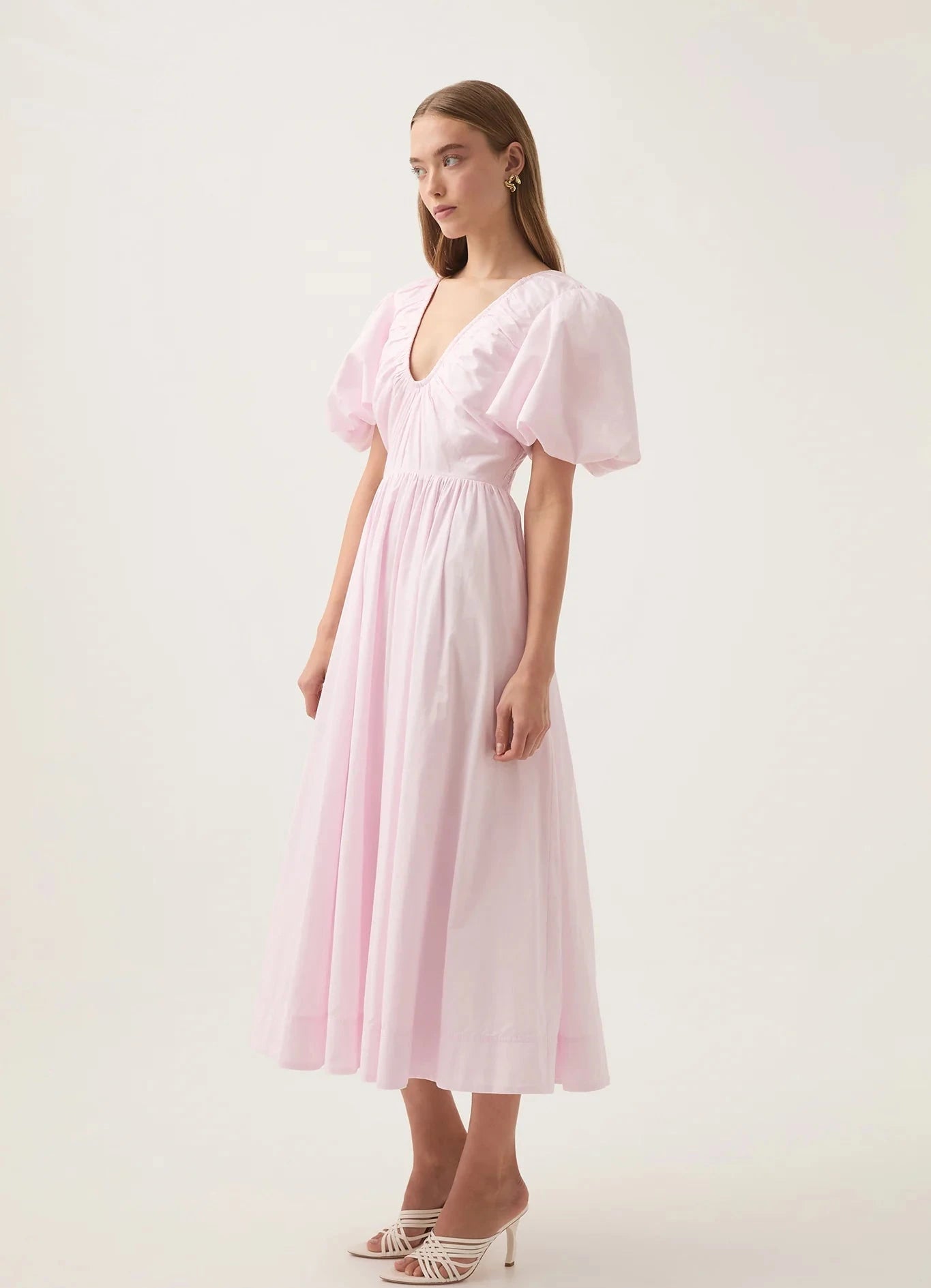 Esmerie Midi Dress pastel pink – Dress to Impress Rentals Esmerie Midi Dress pastel pink – Dress to Impress Rentals