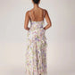 Poppy ruffle gown lilac colvin floral