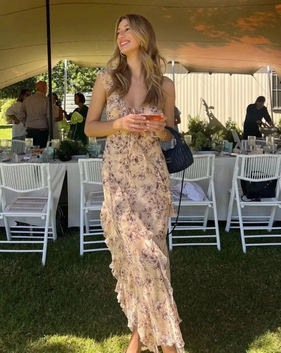 Courtney Frill Maxi Dress Florence Floral Dress to Impress Rentals