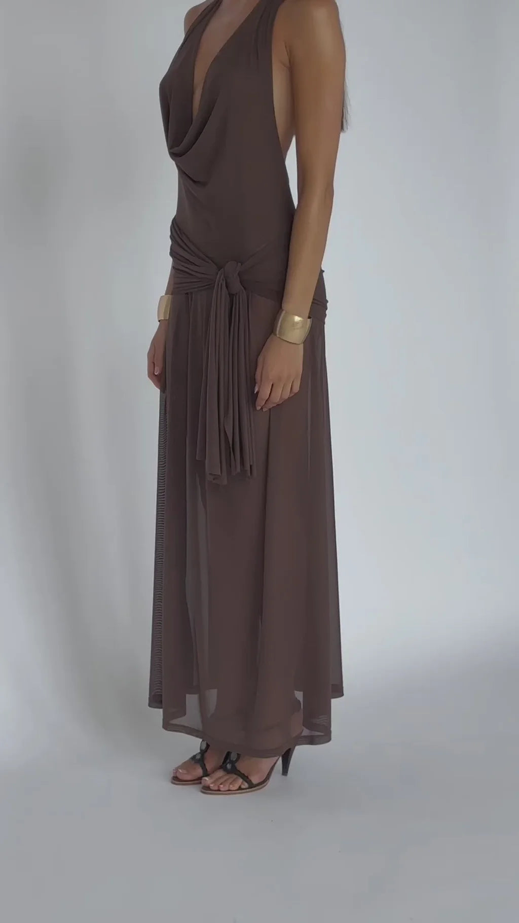 Yōsei Dress In Brown