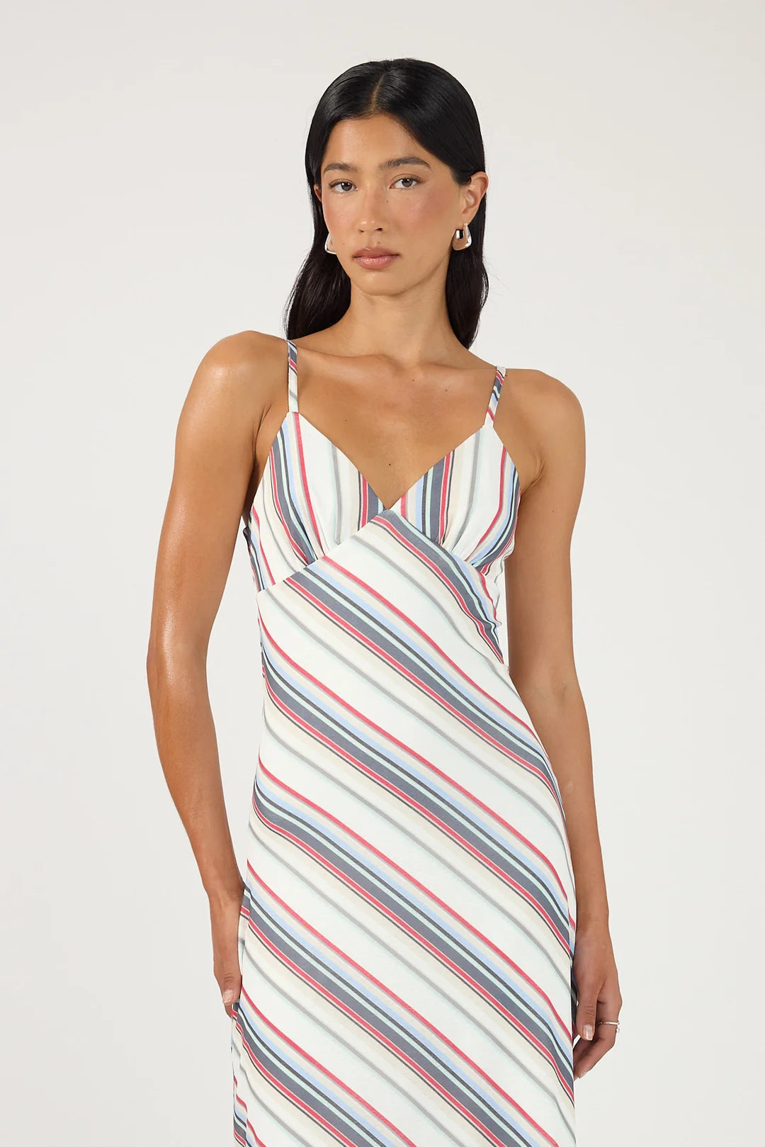 Cassie Maxi Dress Multi Stripe