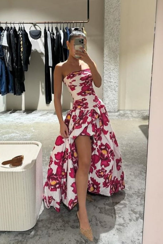 Behold maxi dress boldly blooming