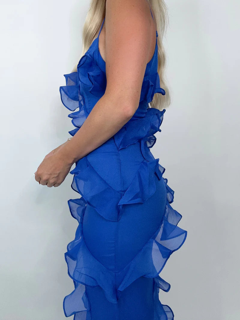 Santorini sunset maxi dress