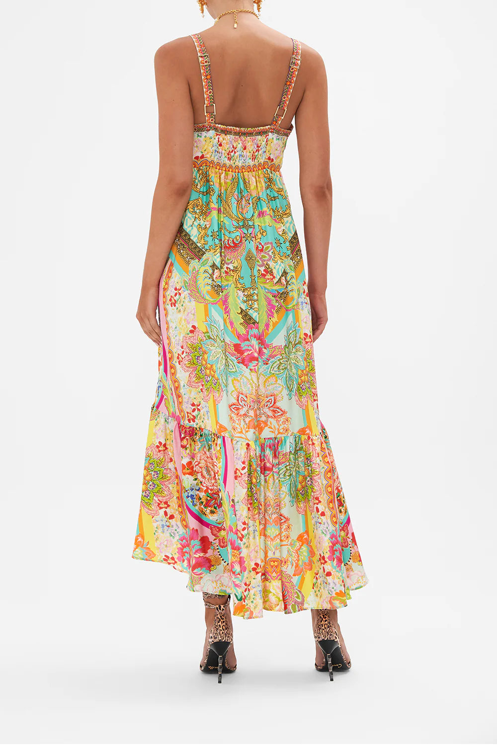 An Italian Welcome tie front high low dress