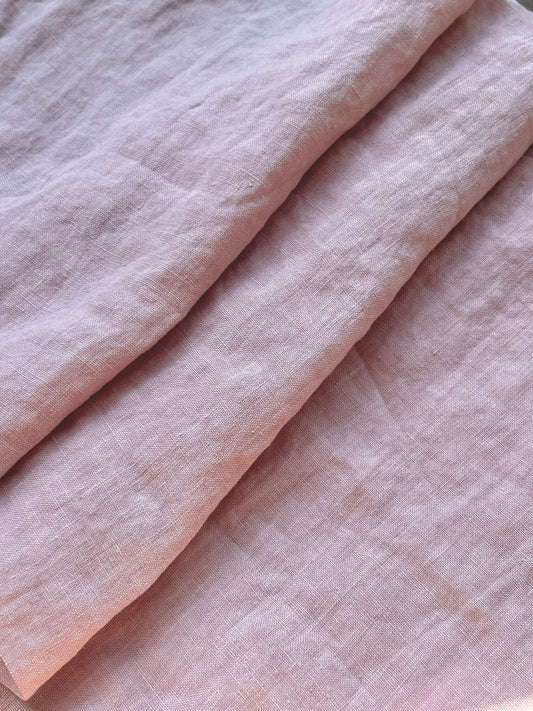 Blush flounce maxi dress