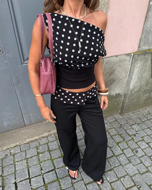 Kimmie set black/white