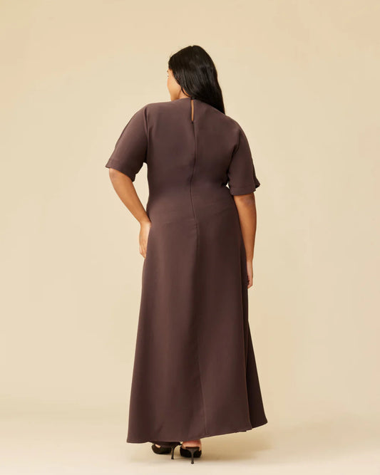 Madrid sleeved gown java