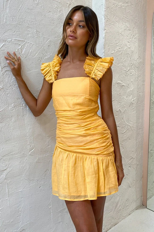 Shangri-La Dress in Orange Sorbet