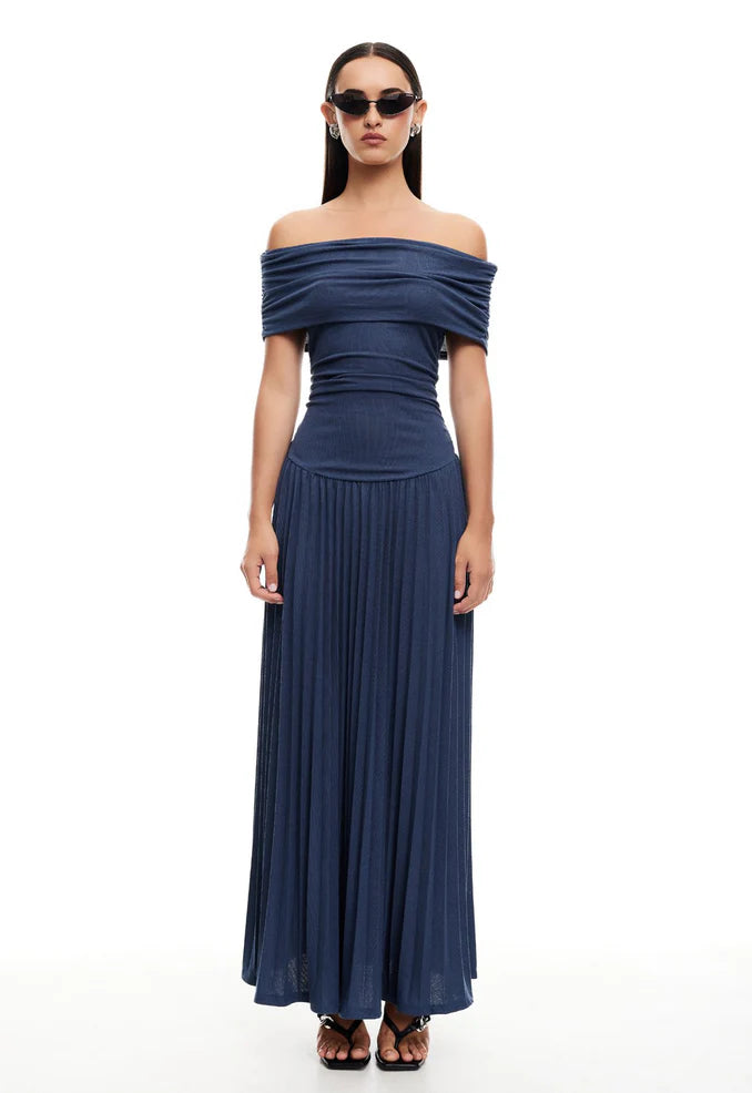 Field Of Dreams Maxi Dress navy