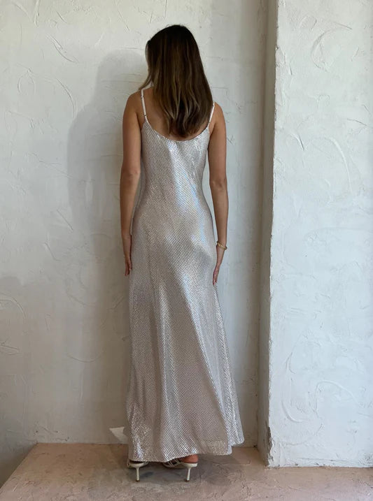 High voltage slip dress