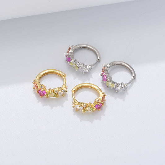 LUNA | Amelia Hoops - silver