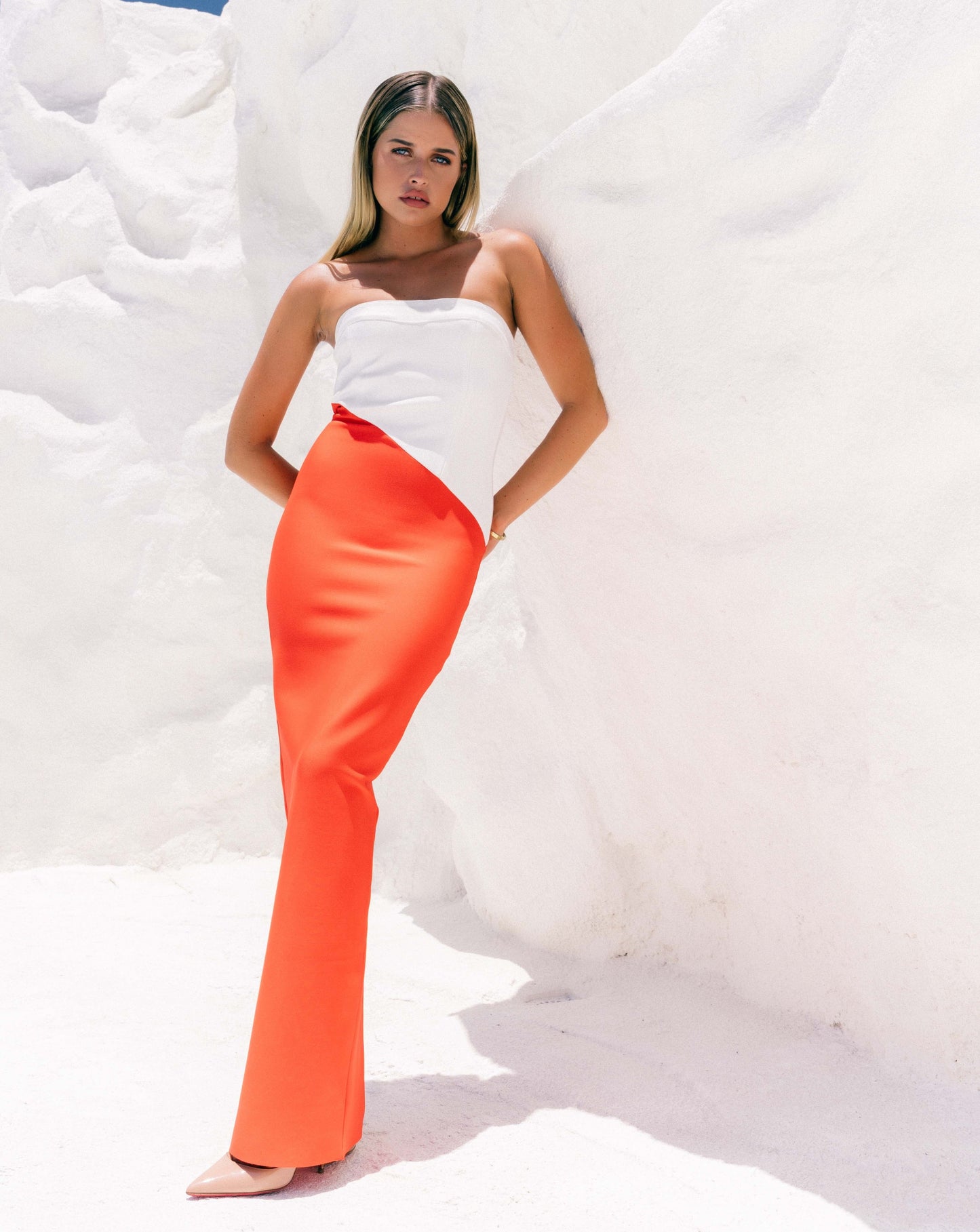 Lucy dress red