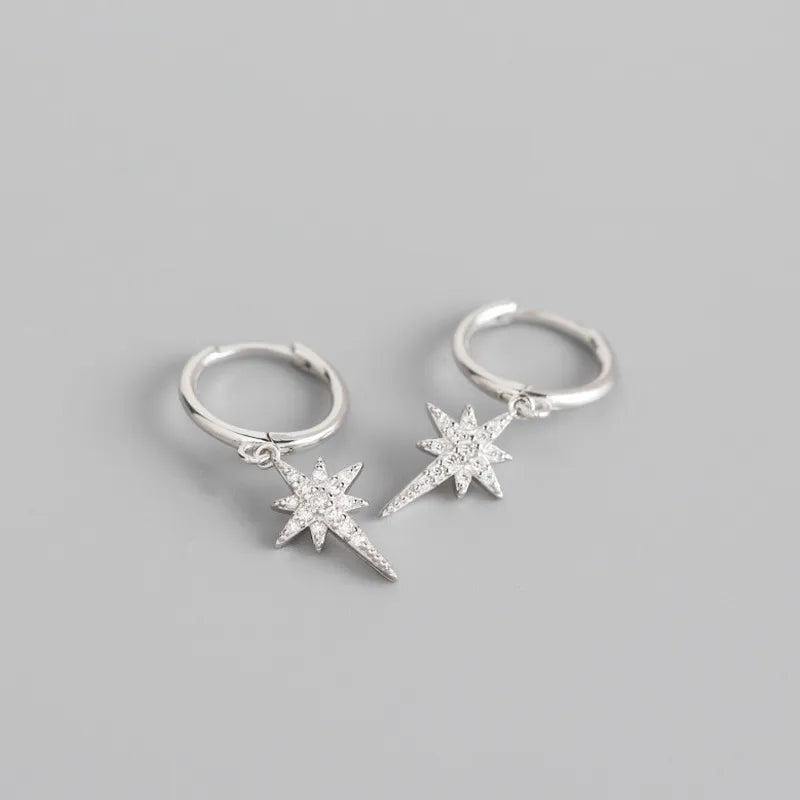 LUNA | Sofia Hoops - Silver