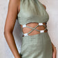 Mayra Deconstructed maxi dress in sage