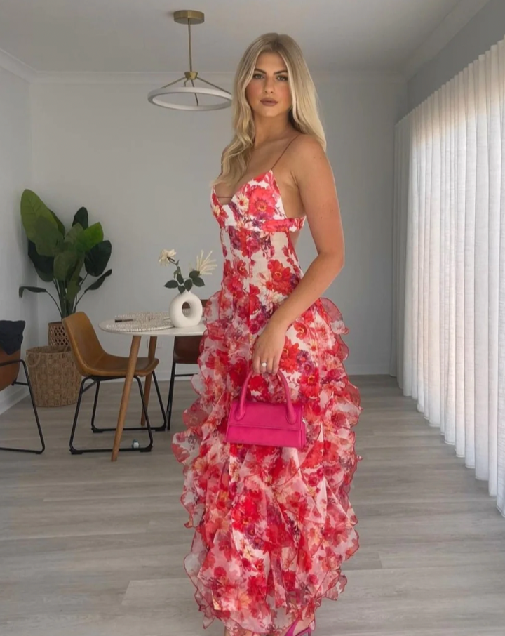 Iris maxi Red