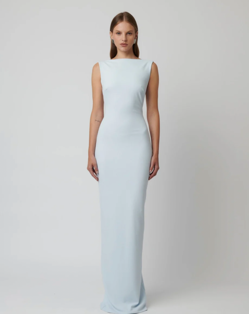 Verona gown ice blue