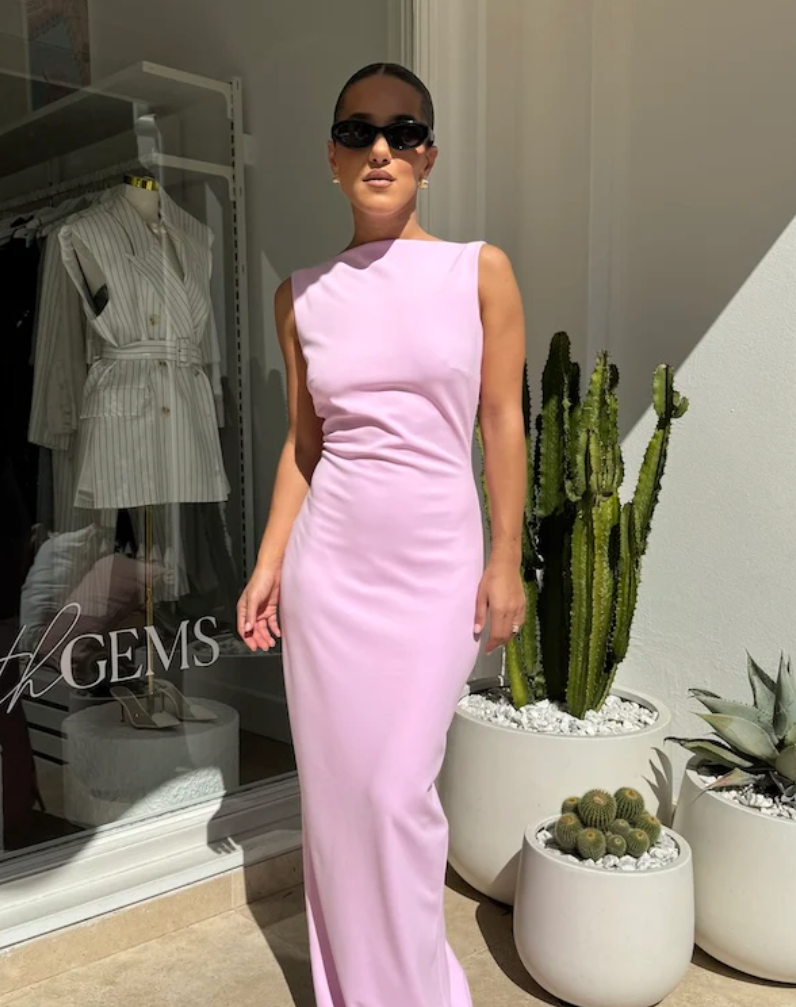 Verona gown taffy pink