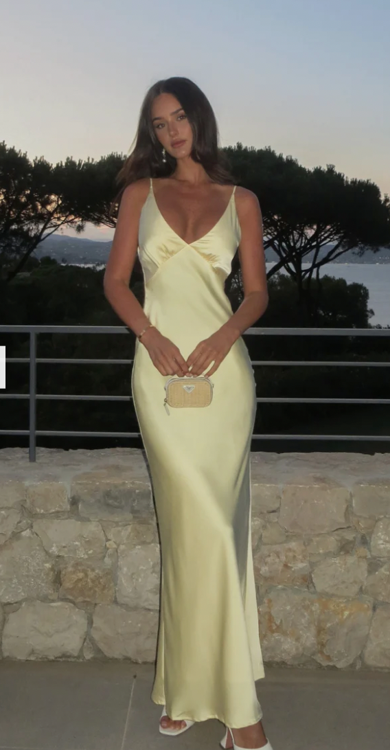 Ziah maxi dress yellow