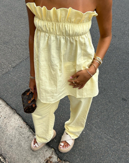 Greta set butter yellow