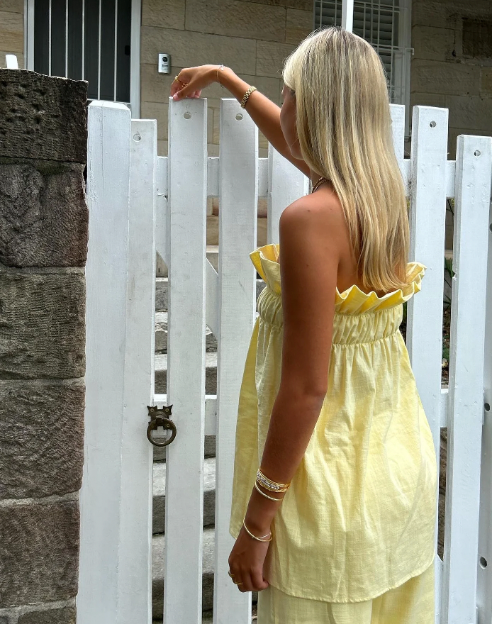 Greta set butter yellow