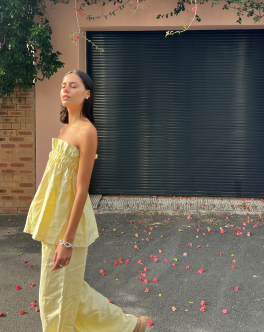 Greta set butter yellow