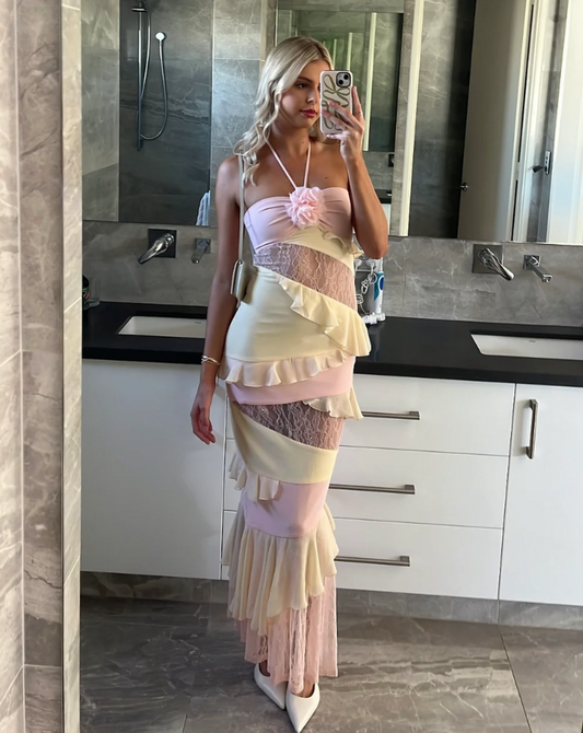 Margo gown light blush neutral