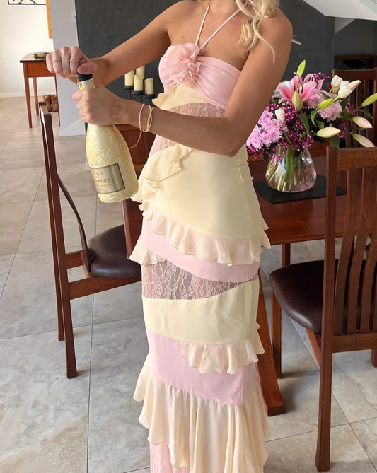 Margo gown light blush neutral