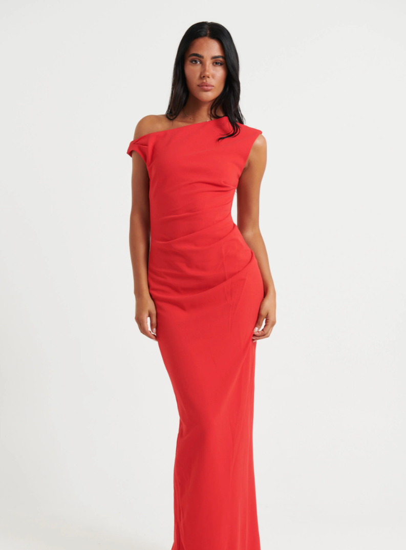 Mika maxi dress cherry