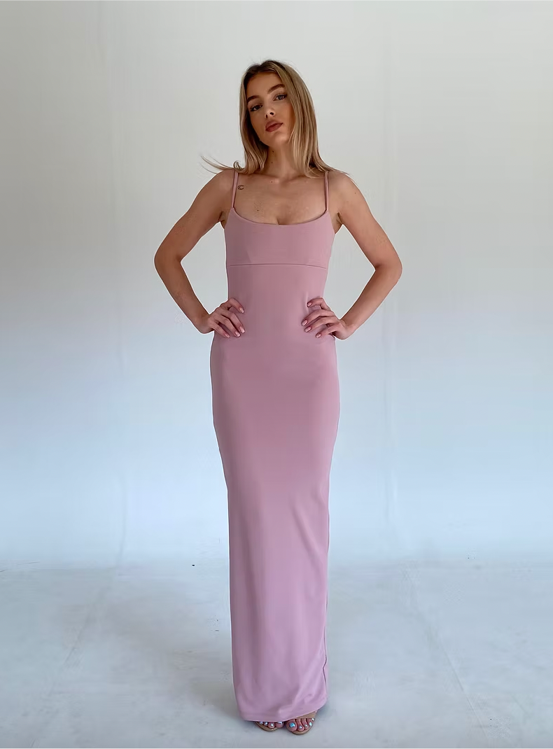 Bailey gown in antique rose – Dress to Impress Rentals