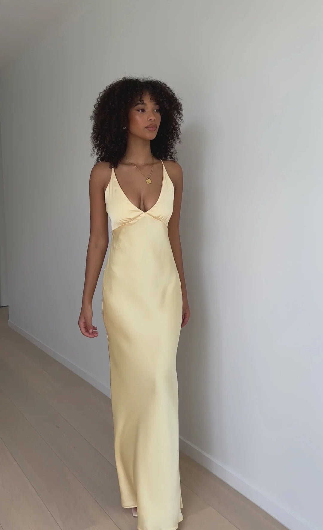 Ziah maxi dress yellow