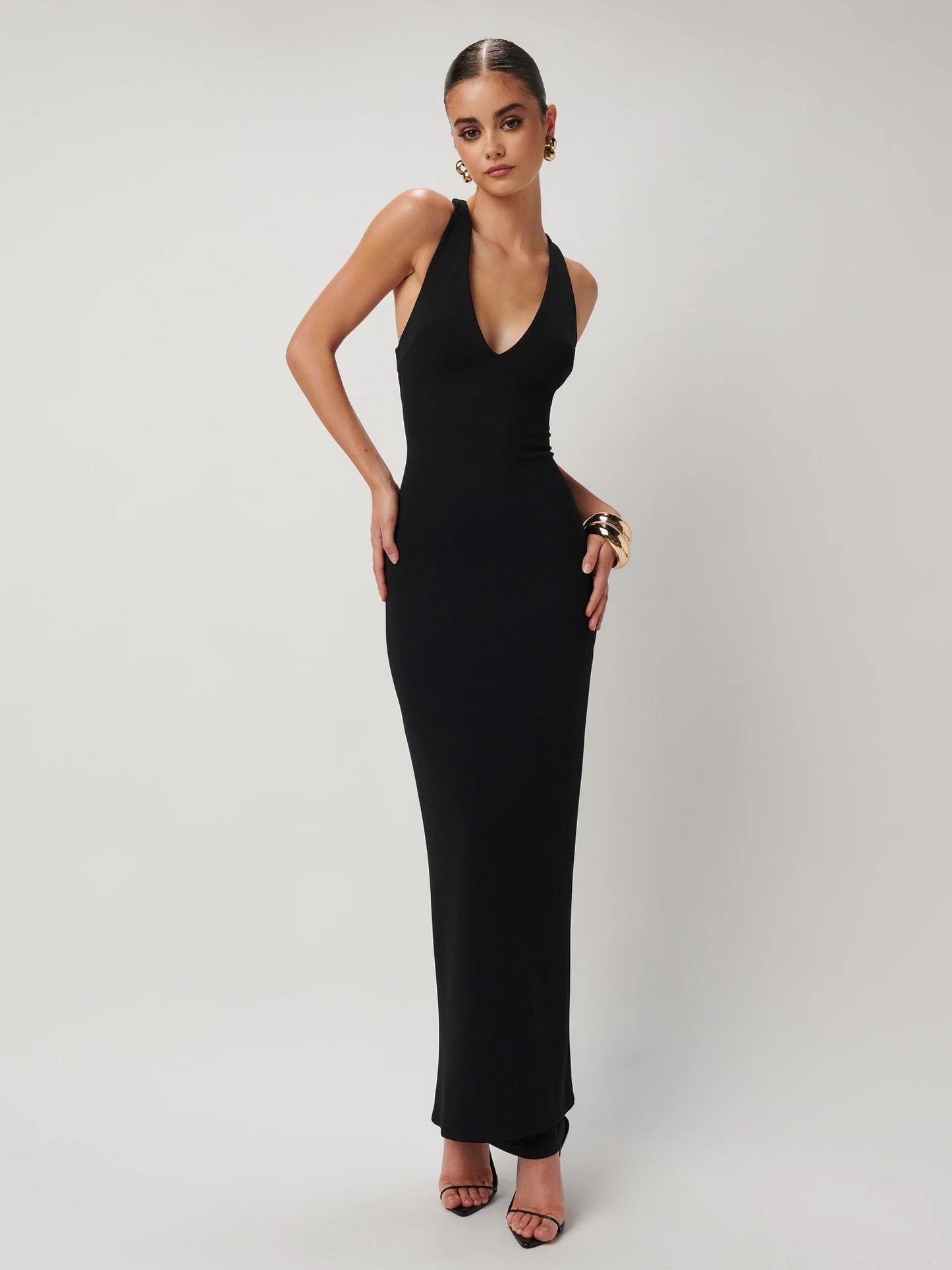 Eiza gown black