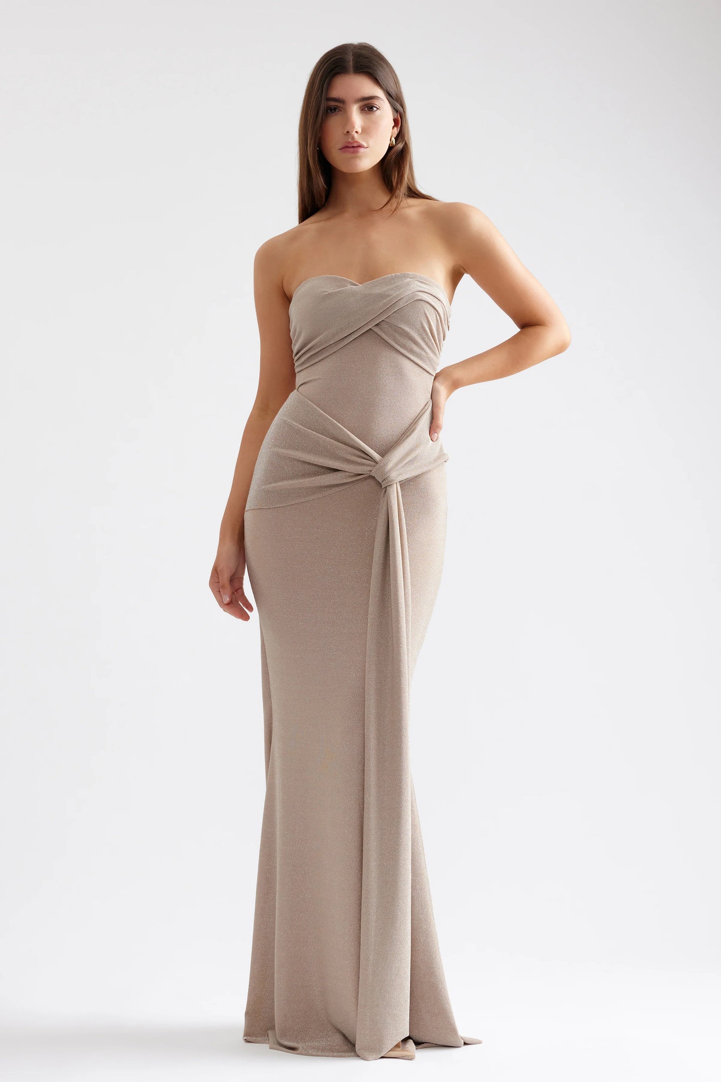 Tiffany dress champagne