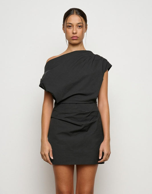 Pallas mini dress cool black