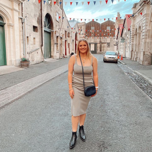 Karina tuck midi in sage