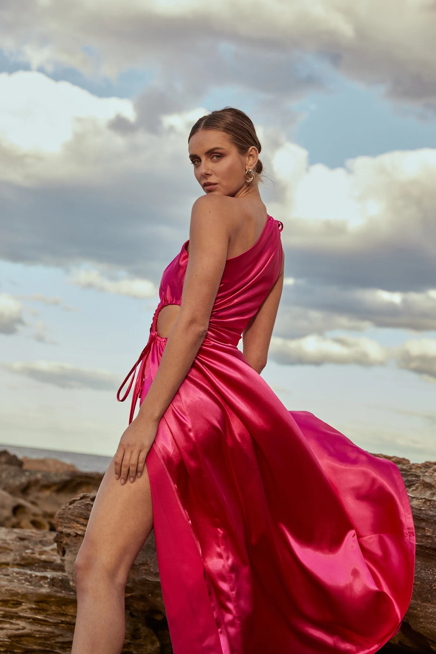 Nour maxi fucshia
