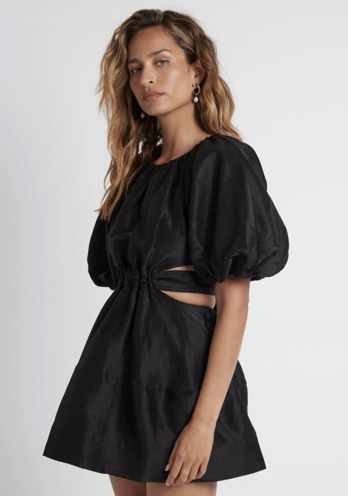 Psychedelia cut out mini in onyx