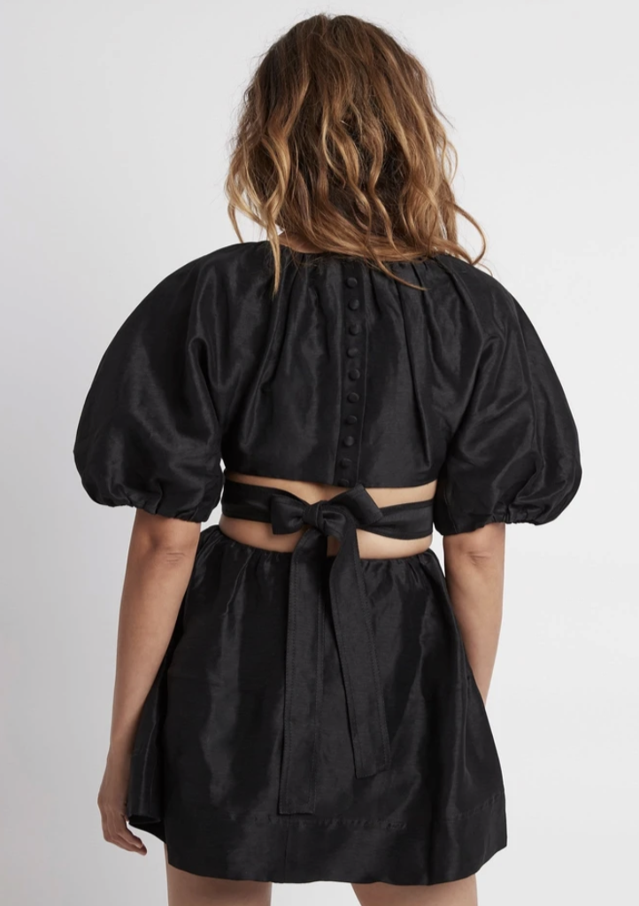 Psychedelia cut out mini in onyx