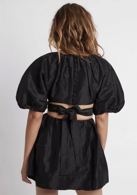 Psychedelia cut out mini in onyx