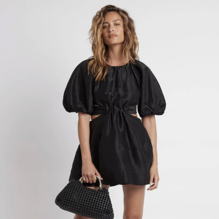 Psychedelia cut out mini in onyx